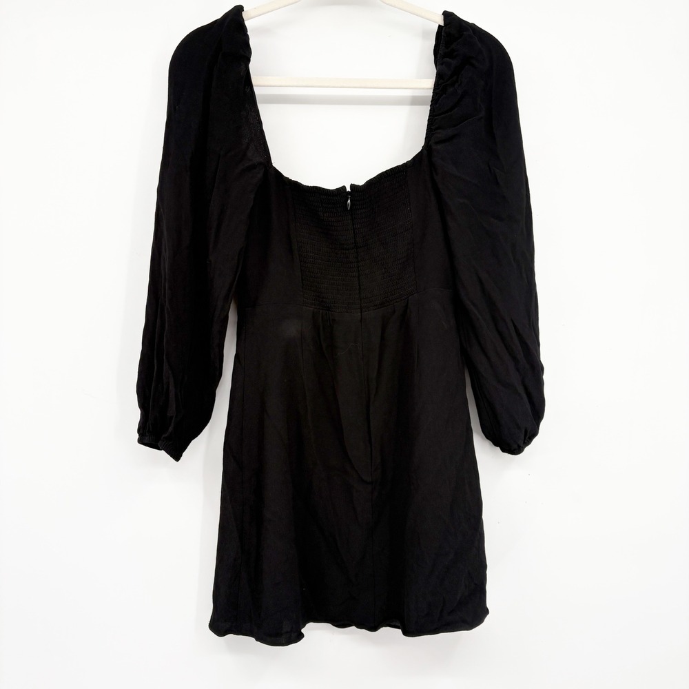 Aritzia Sunday Best Womens Black Delilah Romantic Cottagecore Mini Dress Size S - Picture 8 of 8